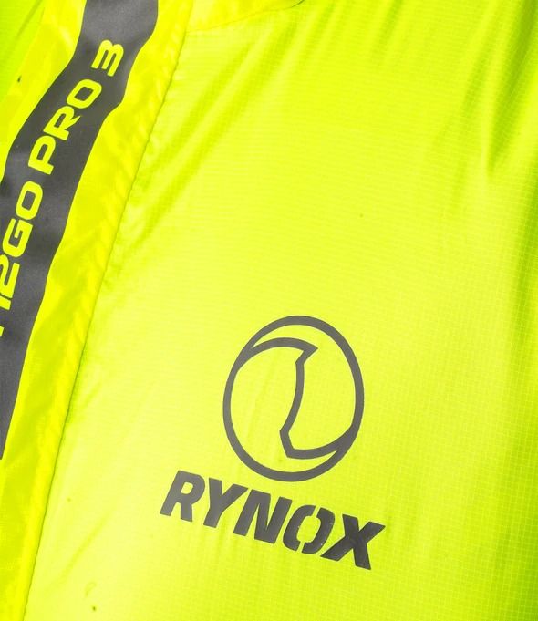 Rynox H2GO Pro 3 Rain Jacket Hi-Viz Green 